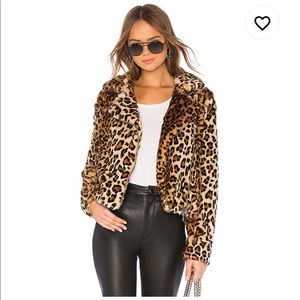 Rebecca Minkoff Faux Fur Jacket